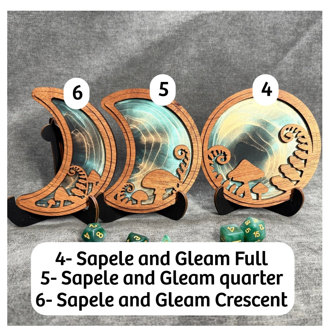 Layered Forest Moons Art Collection