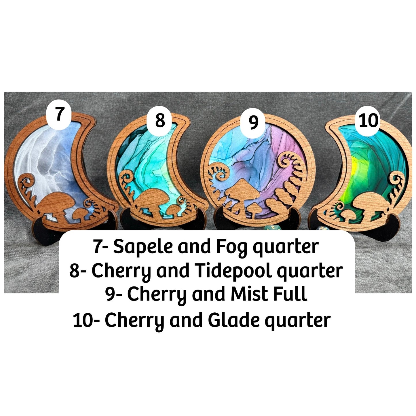 Layered Forest Moons Art Collection