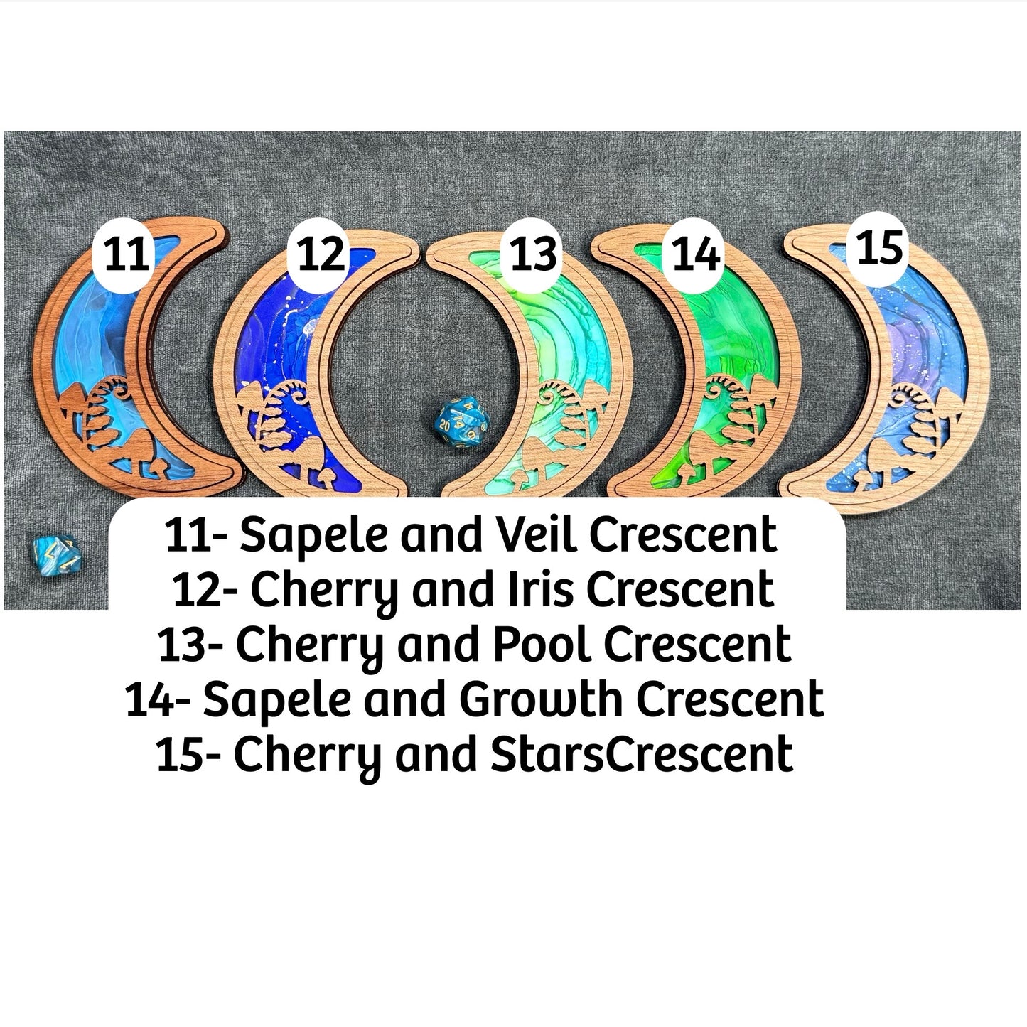 Layered Forest Moons Art Collection