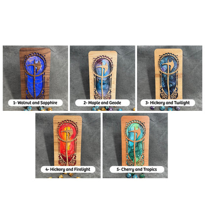 Layered Mountain Axe Art Collection