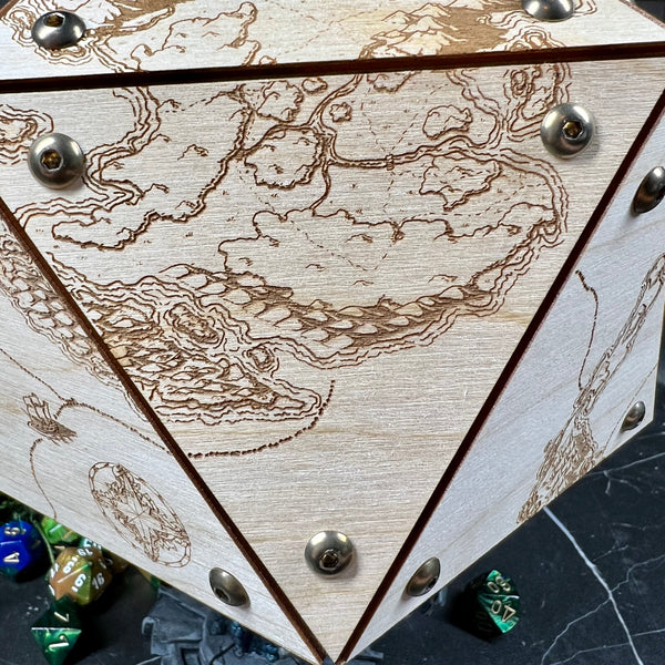 The Cartographer’s Giant D20 Storage Box
