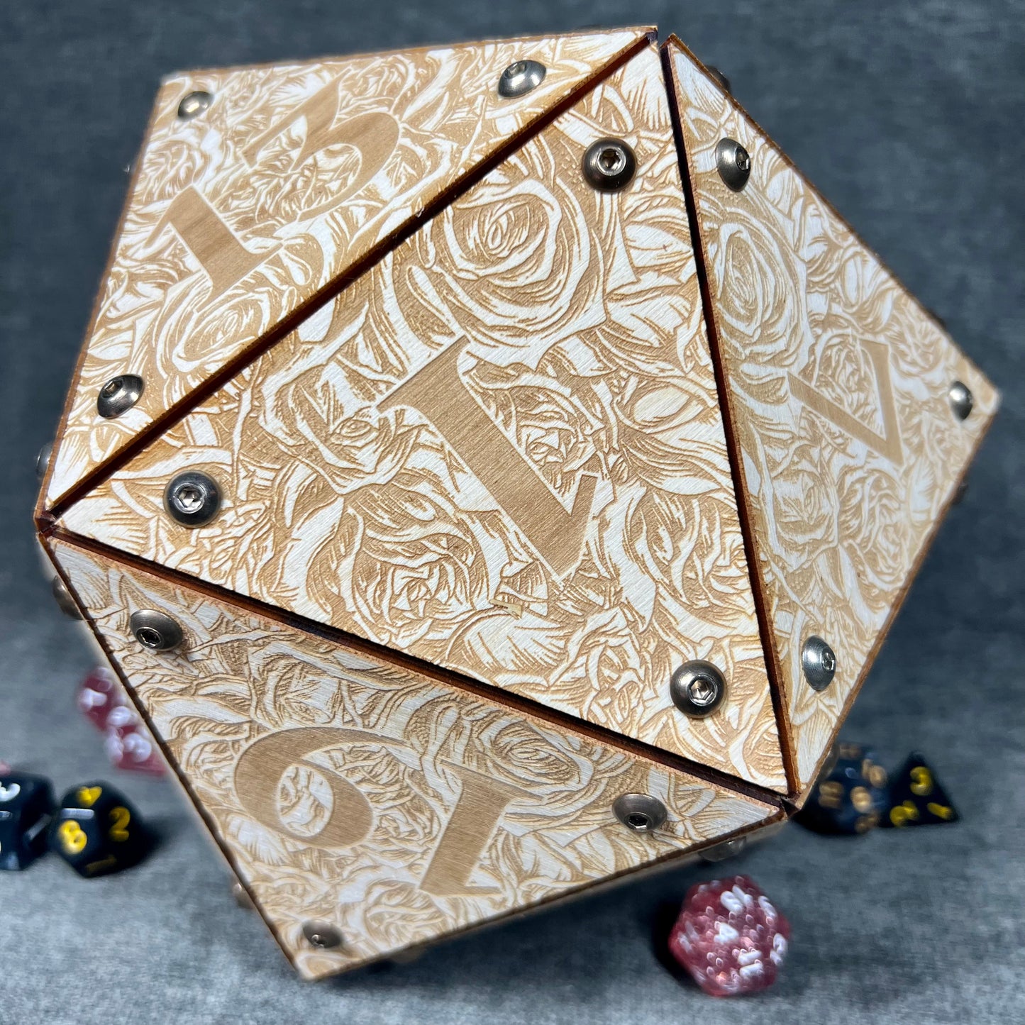 Floral Giant D20 Storage Box