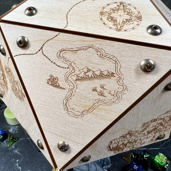The Cartographer’s Giant D20 Storage Box