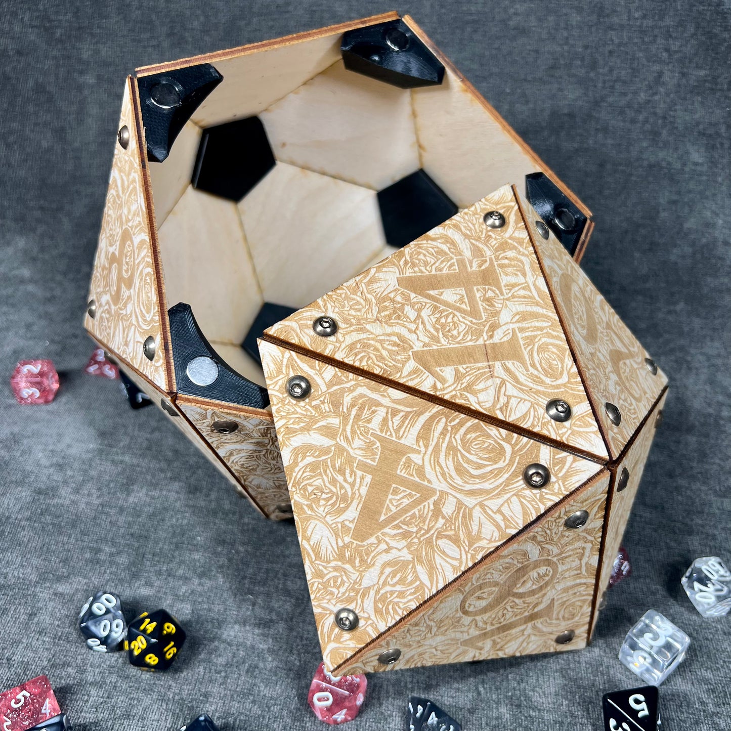 Floral Giant D20 Storage Box