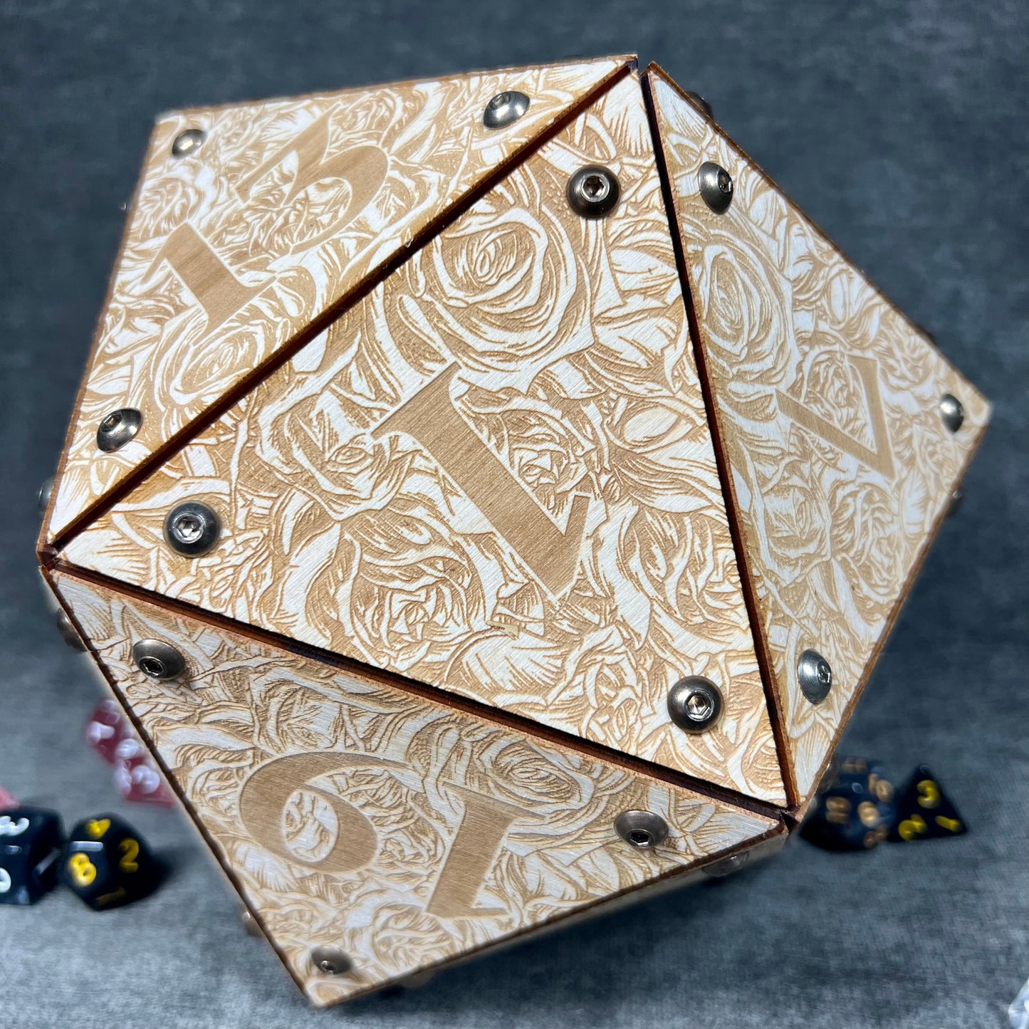 Floral Giant D20 Storage Box