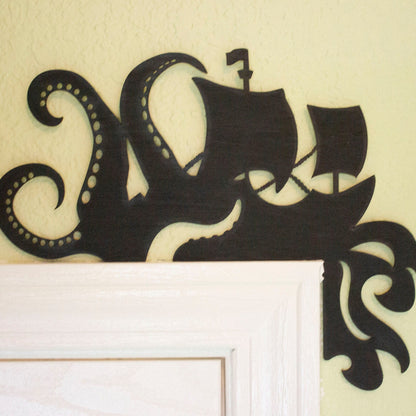 Corner Art- Kraken Vs. Ship