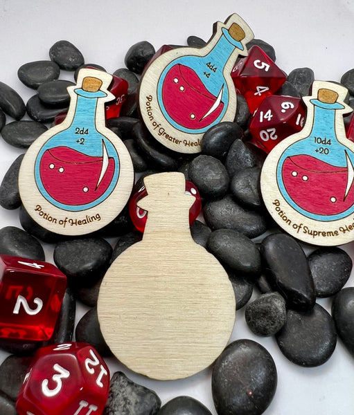 Healing Potion Token Set