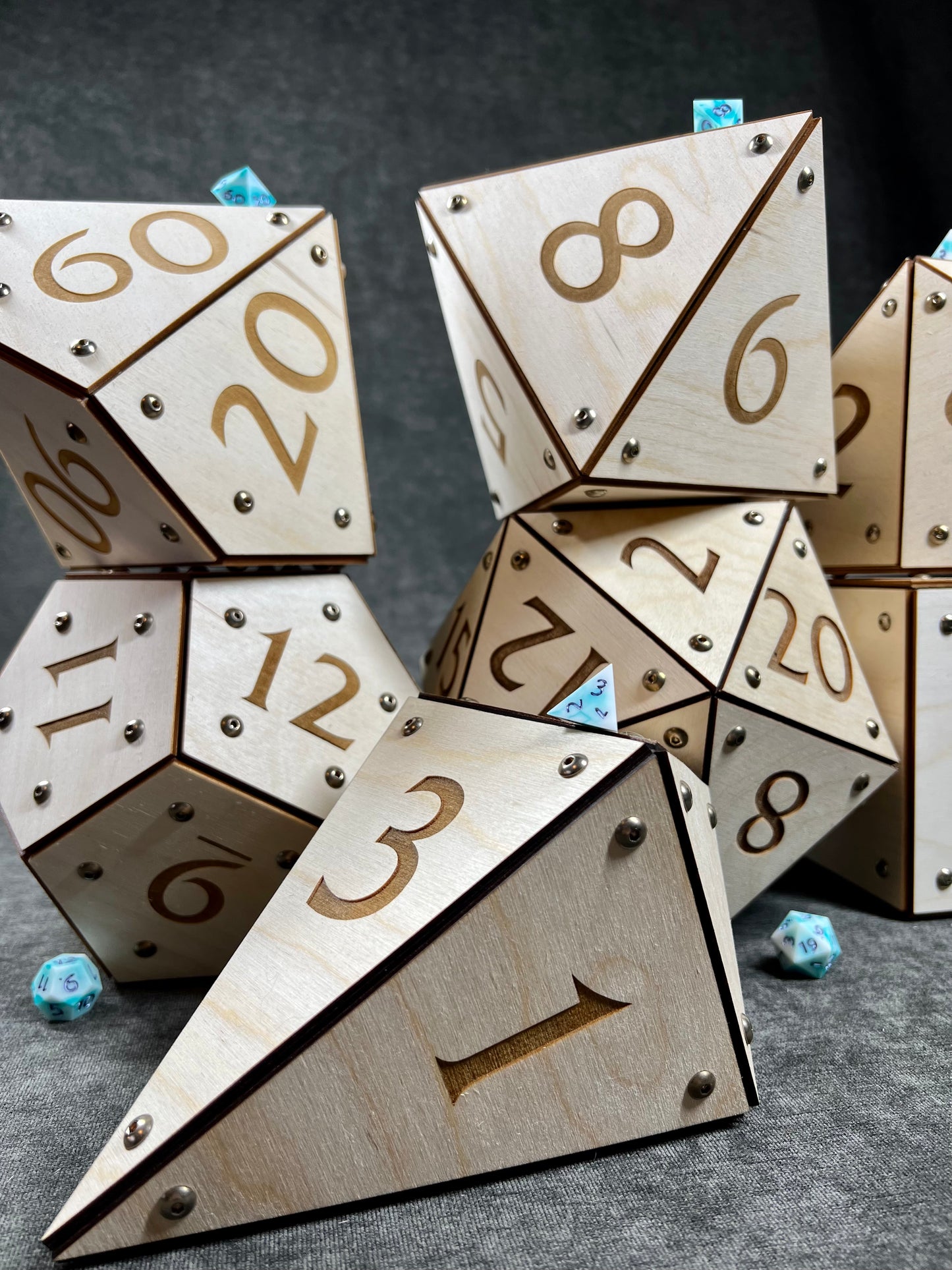 Set of 7 Giant Dice