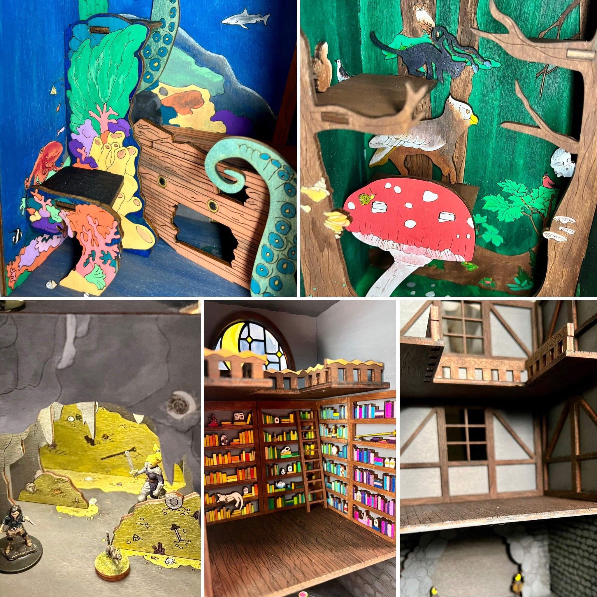 Whimsy Works Castle Add On: Paint my Book Nook! – Works of Whimsy Studios