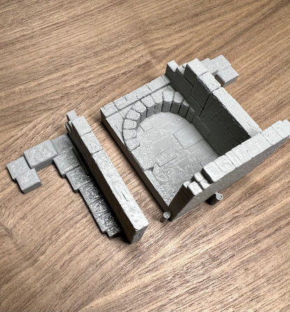 Wallhalla Dungeon: Miniature Display Shelves