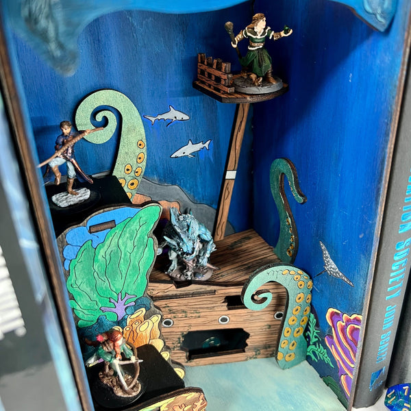 The Deep Book Nook and Miniature Display