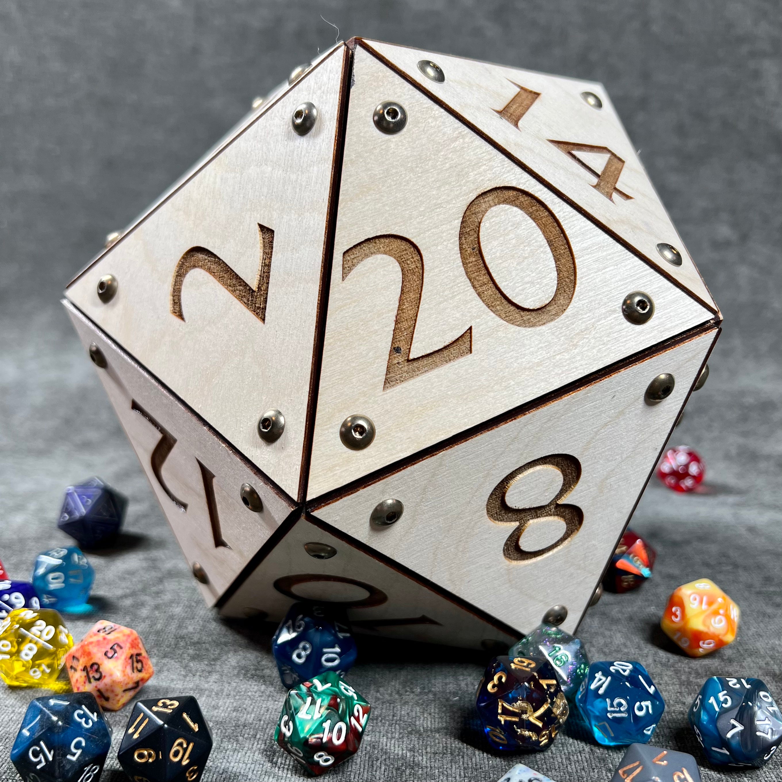 Giant D20 Storage Box – Works of Whimsy Studios