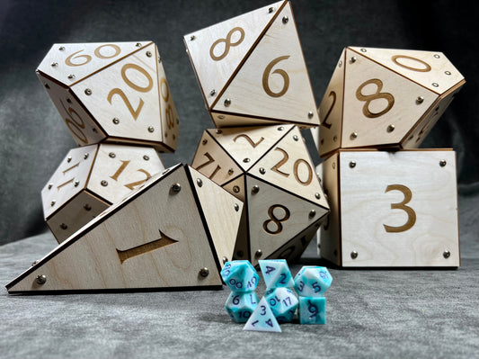 Set of 7 Giant Dice