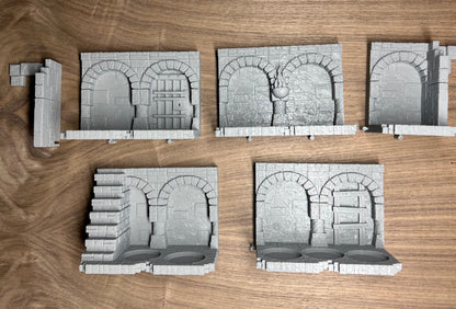 Wallhalla Dungeon: Miniature Display Shelves