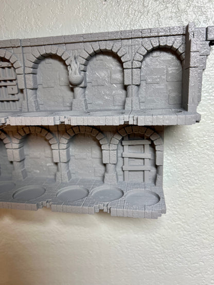 Wallhalla Dungeon: Miniature Display Shelves