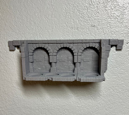 Wallhalla Dungeon: Miniature Display Shelves